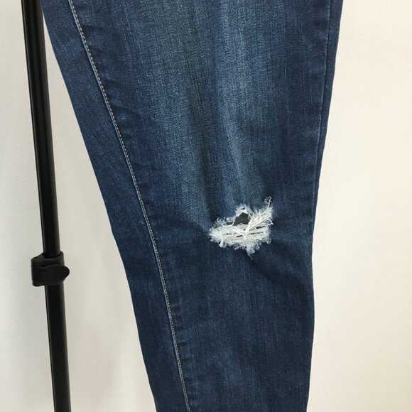 PAIGE Logo Hardware 5Pocket Hallie Destroyed Wash Verdugo Ankle Distressed Jeans - Picture 9 of 12